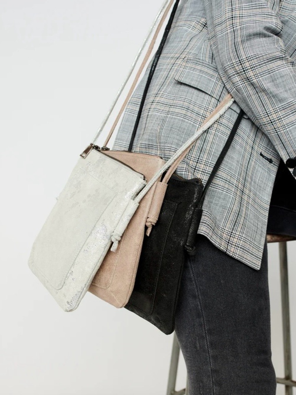 Latico - Miller Leather Crossbody Bag in Brown